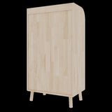 Pine Solid Wood Bookshelf/Bookcase - 0.6" Thick Shelves Heavy Duty Storage Rack, 19.69"W36.61"H W3166P271752