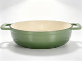 6-Quart Cast Iron Enamel Pot Includes Two Cloth Mittsnd 79219786
