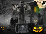 5.5-foot Halloween decorations with wing flutter 79834947