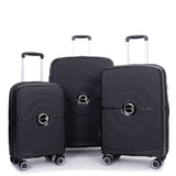 Expandable Hardshell Suitcase Double Spinner Wheels PP Luggage Sets Lightweight Durable Suitcase W284113621