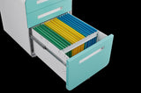 3 Drawer Mobile File Cabinet Under Desk Office,Simple Style Versatile Storage Cabinet for W1247P189967