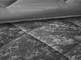 King/Cal King Velvet Comforter Set with Throw Pillow B03595941