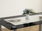 110cm Dining Table Tempered Glass Dining Table 66402651