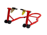 Motorcycle Stand Lift 440lbs Front Rear Combo Stand Lift Stand Front Wheel Fork Stand Rear UK Fork W1102P336230