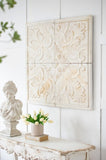 S/4 Distressed Wooden Square Wall Panels, 17.5x17.5" W2078P205304