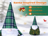 3 FT Pre-Lit Tabletop Christmas Tree with Santa Boot Base, 20 Warm White LED Lights 8 Modes Timer, 15074546