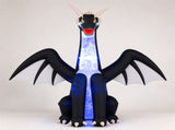 8 FT Inflatable Winged Ice Dragon Halloween Decoration with LED Disco & Eye Lights, Waterproof 01704142