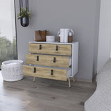 Dresser Magness, Bedroom, White / Macadamia B092142845