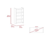 Nottingham 2-Piece 7-Shelf 1-Drawer Home Office Set Black Wengue B06280640