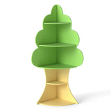 5-Tier Green Tree-Shaped Kids Bookshelf , 19894404