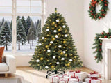 6 ft Pre-lit Artificial Christmas Tree with 1000 Branch Tips & 250 Lights, Remote Control, Green 05492332
