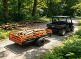1500 lbs Heavy Duty ATV Dump Trailer, 15 Cu. Ft. Tow Behind Garden Cart with Removable Sides & 2 14681394