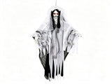 6FT Life Size Hanging Ghost Bride Halloween Decoration, Sound Activated Animated Prop with Glowing 52196442