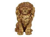 24" Outdoor Lion Statue, Magnesium Oxide Stone Composite Animal Sculpture Statue Decor for Front W6572P574258