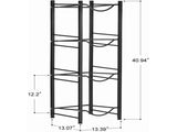 5 Gallon Water Jug Holder Water Bottle Storage Rack, 3 Tiers, Black 34237181