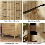 Wood Storage Chest of Drawers 05780746