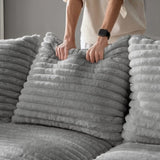 102.4 " Plush Corduroy 4-Seat Sofa,Modern Comfy Upholstered Sofa Cloud Couch,Deep Seat Couches with W1885P336064