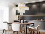 (Same as W1340126461/L5023) Crystal Chandelier Modern Chandelierss Fixture Hanging Pendant W1340P189288