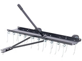 40-Inch Lawn Sweeper Tow Behind Dethatcher, Landscape Rake, Lawn Tractor Rake, Tine Tow Dethatcher W46577208