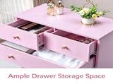 3-Tier 4-Drawer Chest with Matte Gold Handles Melamine-Faced Particleboard 25.98*12.99*22.04in 77451805
