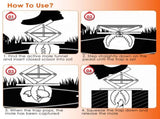 Powerful Mole Snap Trap - Thickened Waterproof Metal, Easy Foot-Step Setup, Humane Instant Kill, 20549992