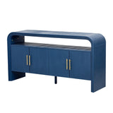 U_STYLE Elegant Console Table with Treated Fir Veneer,Suitable For Entryway, Hallway, Living Room, N711P216233V