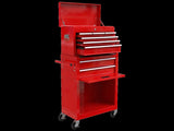 High Capacity Rolling Tool Chest with Wheels and Drawers, 8-Drawer Tool Storage Cabinet--RED 06372570