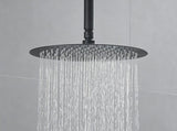 10" Matte Black Bathroom Luxury shower head,High Pressure Rain Shower Head, Ultra-Thin Showerhead 69887376