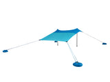 6.8 ft. x 6.7 ft. Blue Quick-Set Portable Sun Shade Beach Tent, with UPF 50 Protection 65582741