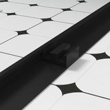 44-48"x76" Aluminum Frame Double Sliding Shower Door,Bypass Bathroom Sliding Door with Premium 1/4" W2011P325512