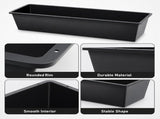 4-piece dual-purpose plastic livestock feed trough Suitable for daily feeding of horses, goats, 58024997