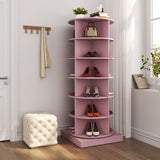 Pink 360 Rotating shoe cabinet 6 layers W1320140917
