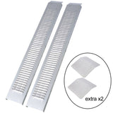 69" L Loading Ramps, 960lbs Capacity Loading Ramps for Pickup Trucks, Steel Motorcycle Ramp, Dirt W465P203700