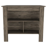 Cala Kitchen Island, Four Legs, Three Shelves -Dark Brown B07091834