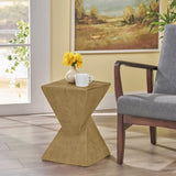 GEOMETRIC MGO SIDE TABLE,LIGHT NATURE COLOR N770P262073N