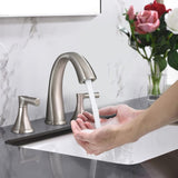 Widespread Bathroom Sink Faucets Two Handle 3 Hole Vanity Bath Faucet with Drain Assembly W122471404