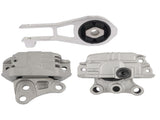 3Pcs Engine Mounts & Transmission Mount Set Replacement for Jeep Renegade Fiat 500X L4-2.4L 40725446