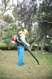 ZNTS OSAKAPRO 52CC 2-Cycle Gas Backpack Leaf Blower with extention tube W46522235