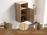 CC1014S112310 Rough Oak&Rough Oak Bathroom Floating Side, Wall-mounted Bathroom Storage W1865P444263