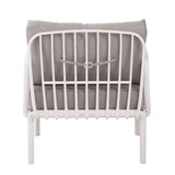 Outdoor Patio Club Chair, Modern Patio Furniture, Waterproof Thick Cushion Deep Seating for Porch, N780P199454W