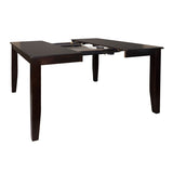 ZNTS Casual Dining Warm Merlot Finish 1pc Counter Height Table with Self-Storing Extension Leaf Strong B01153765