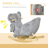 Baby Rocking Hors-Gray 65344177