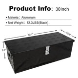 ZNTS 30 Inch Tool Box Underbody Flatbox Truck Car Outdoor Trailer Pickup,RV Storage Organizer,Underbed W2788P190923