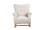 Baby Room High Rocking Chair Nursery Chair , Comfortable Rocker Fabric Padded Seat ,Modern High 38824496