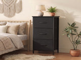 Fabric Storage Drawer Bedroom Dresser, Fabric Dresser for Closet, 3 Fabric Dresser with 68503716