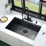 Workstation 32" L X 19" W Undermount Kitchen Sink With Accessories W122546355