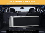 6' Threshold Ramp,Portable Wheelchair Ramp,Carpeted Foldable Handicap Ramp 97227882