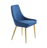 Fabric Dining Chairs Set of 2, Upholstered Armless Accent Chairs, Classical Appearance and Stainless W1241119373