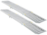 2 Sets Foldable Ferruginous Car Ramp, Portable Easy Fold Lightweight Ramp for Car Truck SUV W46557318