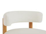 Modern 27.5" W Farmhouse Armless Chair, Wooden Base Featuring Thatched Roof Rod Design, Cozy 11392088